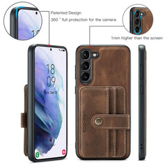 JEEHOOD RFID Anti-Theft Wallet Magnetic Leather Phone Case, For Samsung Galaxy S23 5G, For Samsung Galaxy S23+ 5G