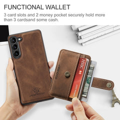 JEEHOOD RFID Anti-Theft Wallet Magnetic Leather Phone Case, For Samsung Galaxy S23 5G, For Samsung Galaxy S23+ 5G