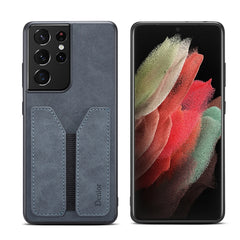 Denior DV Elastic Card PU Back Cover Phone Case, For Samsung Galaxy S23 5G, For Samsung Galaxy S23+ 5G, For Samsung Galaxy S23 Ultra 5G