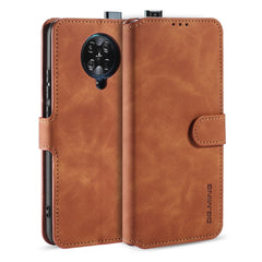 DG.MING Retro Oil Side Horizontal Flip Case with Holder & Card Slots & Wallet, For Xiaomi Redmi K30 Pro, For Xiaomi Redmi Note 9S