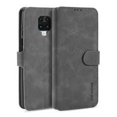 DG.MING Retro Oil Side Horizontal Flip Case with Holder & Card Slots & Wallet, For Xiaomi Redmi K30 Pro, For Xiaomi Redmi Note 9S