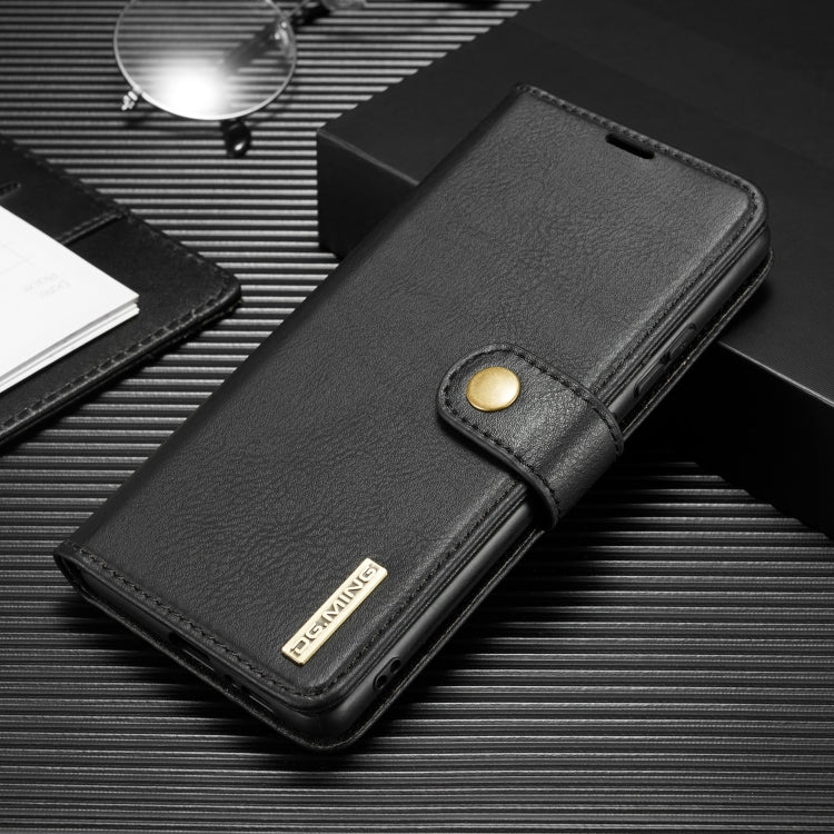 DG.MING Crazy Horse Texture Flip Detachable Magnetic Leather Case with Holder & Card Slots & Wallet, For Galaxy A31, For Galaxy A81 / Note10 lite, For Galaxy A91 / S10 Lite, For Galaxy M30S, For Galaxy M31, For Huawei P40 Lite, For Huawei P40 Pro