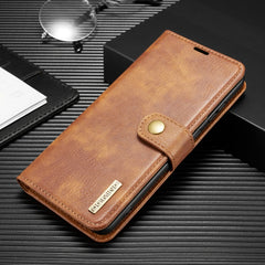 DG.MING Crazy Horse Texture Flip Detachable Magnetic Leather Case with Holder & Card Slots & Wallet, For Galaxy S20+