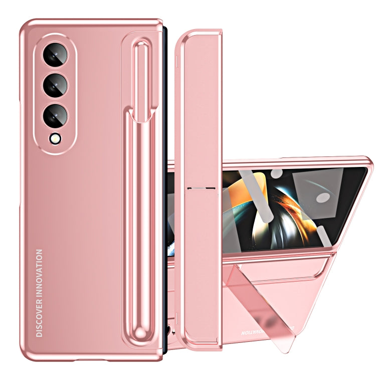 2 in 1 Detachable PC Folding Phone Case with Holder & Pen Slot, For Samsung Galaxy Z Fold4