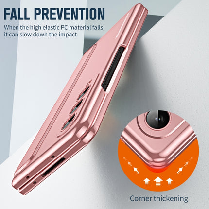 2 in 1 Detachable PC Folding Phone Case with Holder & Pen Slot, For Samsung Galaxy Z Fold4