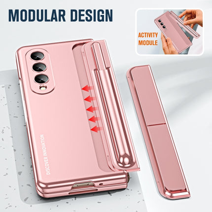 2 in 1 Detachable PC Folding Phone Case with Holder & Pen Slot, For Samsung Galaxy Z Fold4