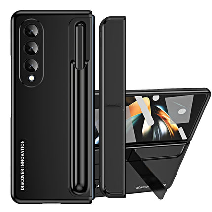 2 in 1 Detachable PC Folding Phone Case with Holder & Pen Slot, For Samsung Galaxy Z Fold4