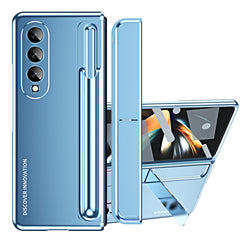2 in 1 Detachable PC Folding Phone Case with Holder & Pen Slot, For Samsung Galaxy Z Fold4