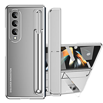 2 in 1 Detachable PC Folding Phone Case with Holder & Pen Slot, For Samsung Galaxy Z Fold4