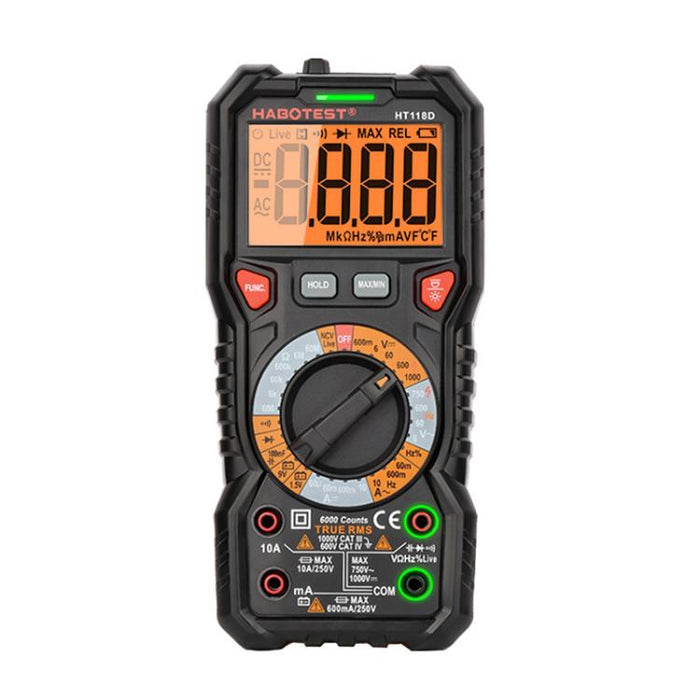 HABOTEST HT118D Portable High-precision Manual Digital Multimeter