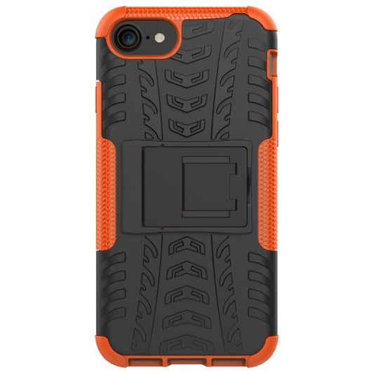 Tire Texture Shockproof TPU+PC Protective Case with Holder, For iPhone SE 2022 / SE 2020, For Galaxy M30s
