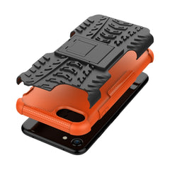 Tire Texture Shockproof TPU+PC Protective Case with Holder, For iPhone SE 2022 / SE 2020, For Galaxy M30s