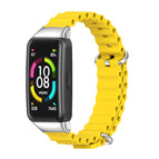 For Huawei Band 6 / Honor Band 6 / Yellow Silver