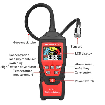 HABOTEST HT601A Combustible Gas Detector Thousand Battery Model, HT601A