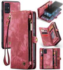 CaseMe-008 Detachable Multifunctional Horizontal Flip Leather Case with Card Slot & Holder & Zipper Wallet & Photo Frame, For Samsung Galaxy A71 4G, For Galaxy A51 4G, For Galaxy A71 4G