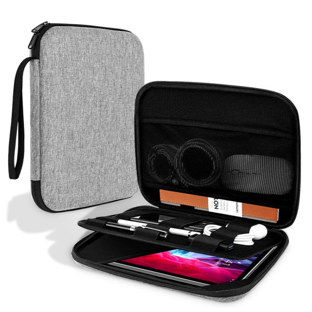Multifunctional Double-Layer EVA Hard Case Storage Bag, For 9.7-11 inch Tablet