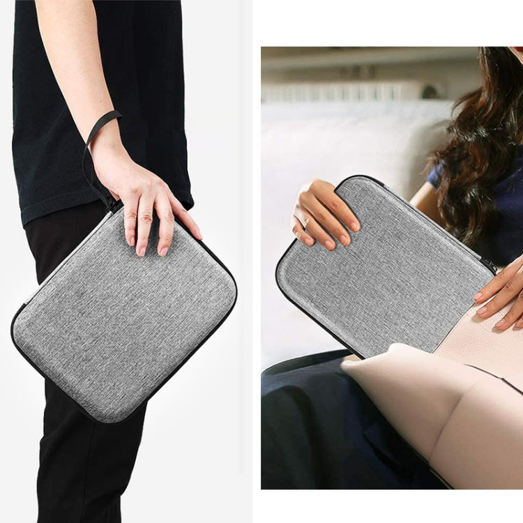 Multifunctional Double-Layer EVA Hard Case Storage Bag, For 9.7-11 inch Tablet, For 12.9 inch Tablet