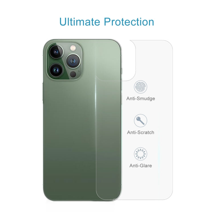 For iPhone 13 50pcs 9H 2.5D Half-screen Transparent Back Tempered Glass Film, For iPhone 13 Pro Max(50 PCS), For iPhone 13(50 PCS), For iPhone 13 mini(50 PCS), For iPhone 12 Pro Max(50 PCS), For iPhone 12 / 12 Pro(50 PCS), For iPhone 12 mini(50 PCS)