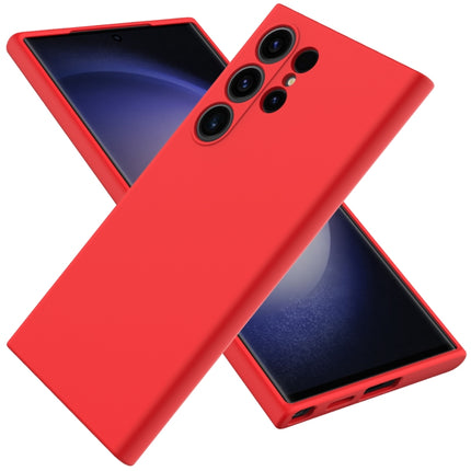 Solid Color Liquid Silicone Dropproof Full Coverage Phone Case, For Samsung Galaxy S25 Ultra, For Samsung Galaxy S24 FE 5G, For Samsung Galaxy S24 Ultra 5G, For Samsung Galaxy S24+ 5G