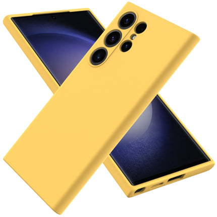 Solid Color Liquid Silicone Dropproof Full Coverage Phone Case, For Samsung Galaxy S25 Ultra, For Samsung Galaxy S24 FE 5G, For Samsung Galaxy S24 Ultra 5G, For Samsung Galaxy S24+ 5G