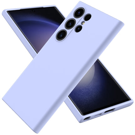 Solid Color Liquid Silicone Dropproof Full Coverage Phone Case, For Samsung Galaxy S25 Ultra, For Samsung Galaxy S24 FE 5G, For Samsung Galaxy S24 Ultra 5G, For Samsung Galaxy S24+ 5G