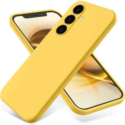 Solid Color Liquid Silicone Dropproof Full Coverage Phone Case, For Samsung Galaxy S25 Ultra, For Samsung Galaxy S24 FE 5G, For Samsung Galaxy S24 Ultra 5G, For Samsung Galaxy S24+ 5G