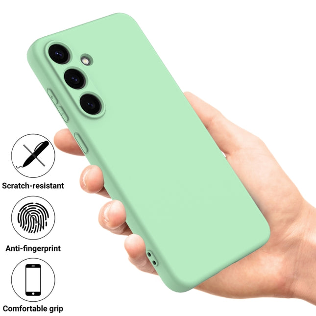 Solid Color Liquid Silicone Dropproof Full Coverage Phone Case, For Samsung Galaxy S25 Ultra, For Samsung Galaxy S24 FE 5G, For Samsung Galaxy S24 Ultra 5G, For Samsung Galaxy S24+ 5G