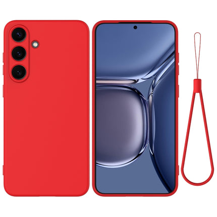 Solid Color Liquid Silicone Dropproof Full Coverage Phone Case, For Samsung Galaxy S25 Ultra, For Samsung Galaxy S24 FE 5G, For Samsung Galaxy S24 Ultra 5G, For Samsung Galaxy S24+ 5G