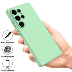 Solid Color Liquid Silicone Dropproof Full Coverage Phone Case