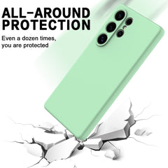 Solid Color Liquid Silicone Dropproof Full Coverage Phone Case