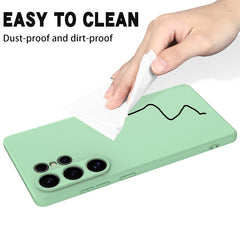 Solid Color Liquid Silicone Dropproof Full Coverage Phone Case