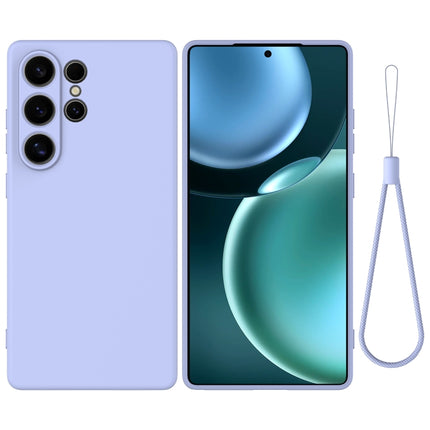 Solid Color Liquid Silicone Dropproof Full Coverage Phone Case, For Samsung Galaxy S25 Ultra, For Samsung Galaxy S24 FE 5G, For Samsung Galaxy S24 Ultra 5G, For Samsung Galaxy S24+ 5G