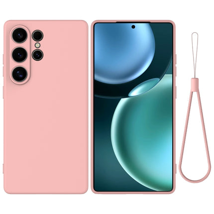 Solid Color Liquid Silicone Dropproof Full Coverage Phone Case, For Samsung Galaxy S25 Ultra, For Samsung Galaxy S24 FE 5G, For Samsung Galaxy S24 Ultra 5G, For Samsung Galaxy S24+ 5G