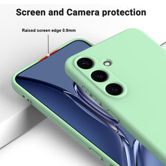 Solid Color Liquid Silicone Dropproof Full Coverage Phone Case
