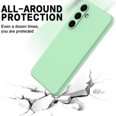 Solid Color Liquid Silicone Dropproof Full Coverage Phone Case