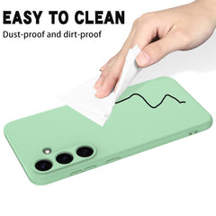 Solid Color Liquid Silicone Dropproof Full Coverage Phone Case
