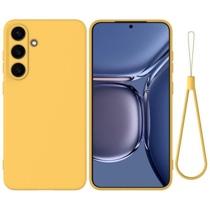 Solid Color Liquid Silicone Dropproof Full Coverage Phone Case, For Samsung Galaxy S25 FE 5G, For Samsung Galaxy S25 Edge 5G, For Samsung Galaxy S25 5G, For Samsung Galaxy S25+ 5G