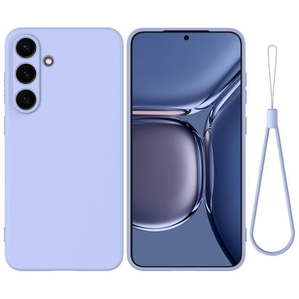 Solid Color Liquid Silicone Dropproof Full Coverage Phone Case, For Samsung Galaxy S25 FE 5G, For Samsung Galaxy S25 Edge 5G, For Samsung Galaxy S25 5G, For Samsung Galaxy S25+ 5G