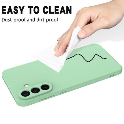 Solid Color Liquid Silicone Dropproof Full Coverage Phone Case, For Samsung Galaxy S25 FE 5G, For Samsung Galaxy S25 Edge 5G, For Samsung Galaxy S25 5G, For Samsung Galaxy S25+ 5G