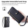 Sheep Texture Cross-body Zipper Wallet Leather Phone Case, For iPhone 12 Pro Max