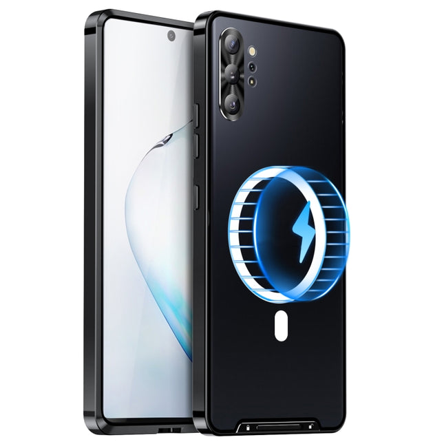 MagSafe Magnetic Frosted Metal Phone Case, For Samsung Galaxy Note10+