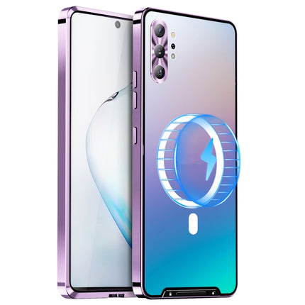 MagSafe Magnetic Frosted Metal Phone Case, For Samsung Galaxy Note10+