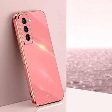 XINLI Straight Edge 6D Electroplate TPU Phone Case, For Samsung Galaxy S21 5G, For Samsung Galaxy S21+ 5G, For Samsung Galaxy S21 Ultra 5G