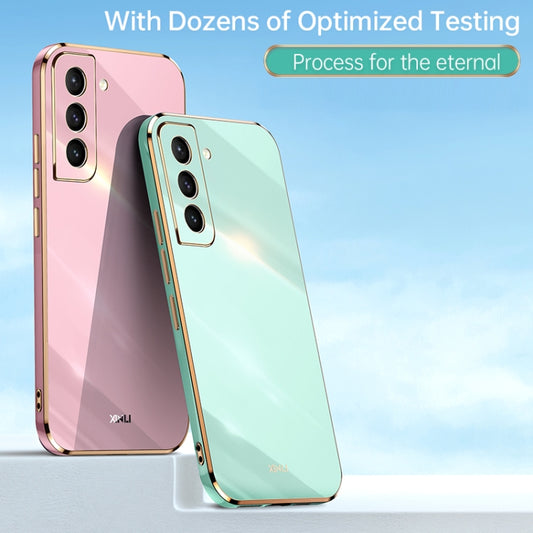 XINLI Straight Edge 6D Electroplate TPU Phone Case, For Samsung Galaxy S21 5G, For Samsung Galaxy S21+ 5G, For Samsung Galaxy S21 Ultra 5G