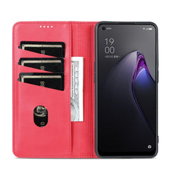 AZNS Magnetic Calf Texture Flip Leather Phone Case