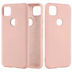 Pure Color Liquid Silicone Shockproof Full Coverage Case, For Google Pixel 4a