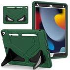 For iPad 10.2 2021 / 2020 / 2019 / Green+Black