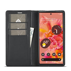 LC.IMEEKE Carbon Fiber Leather Phone Case, For Google Pixel 6a, For Samsung Galaxy A34 5G