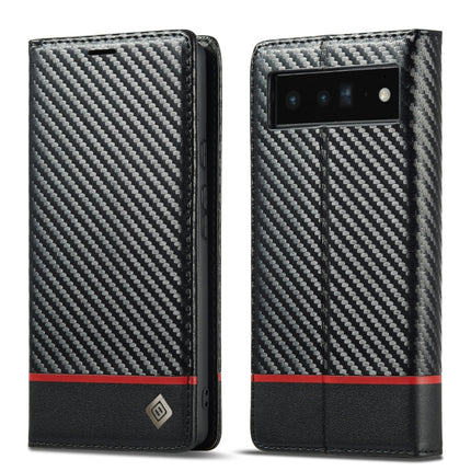 LC.IMEEKE Carbon Fiber Leather Phone Case, For Google Pixel 6a, For Samsung Galaxy A34 5G