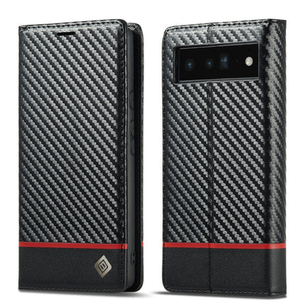 LC.IMEEKE Carbon Fiber Leather Phone Case, For Google Pixel 6a, For Samsung Galaxy A34 5G